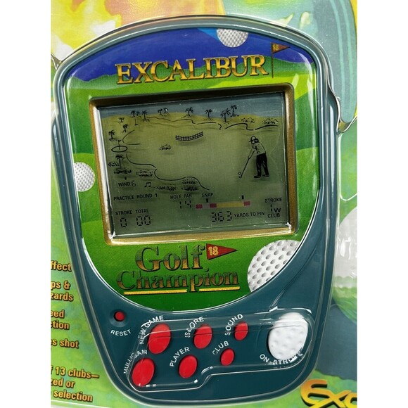 NEW Retro Handheld Golf Champion Electronic Game Digital 18-Hole Feature Sealed - Picture 1 of 10